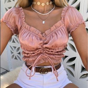 🆕 Tiger Mist Fleur Top in Blush Pink